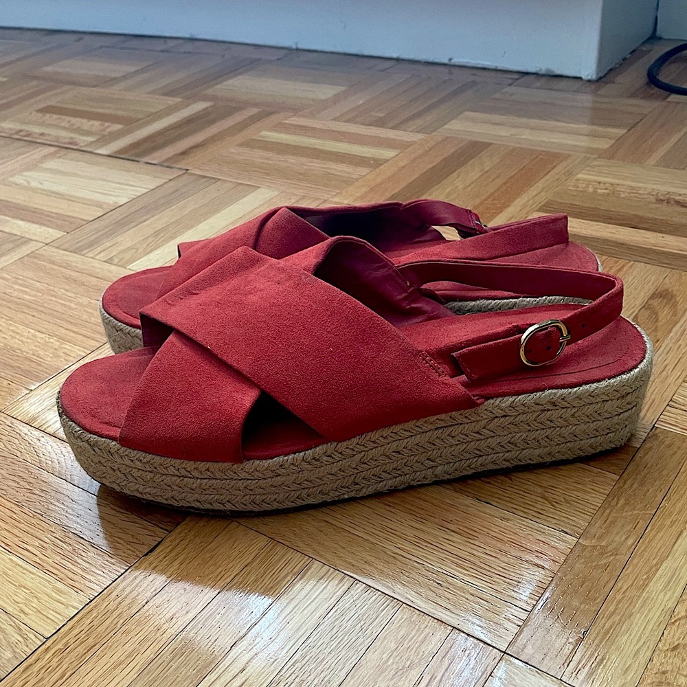 Loft Esparillda’s Red Suede shoes